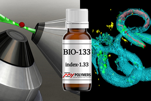 A polymer gel index-matched to water enables diverse applications in fluorescence imaging